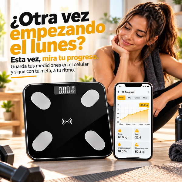 Báscula Corporal Inteligente Bluetooth